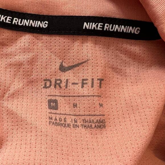 Nike Dri Fit blush pink women's size medium athletic jacket, athleisure #1381 - Picture 10 of 11